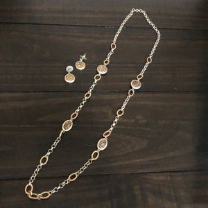 Necklace and earring set